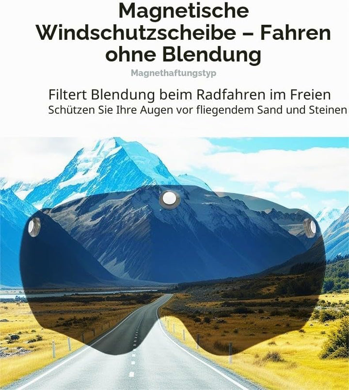 ROCKBROS Fahrradhelm Rennrad Helm Radhelm mit Abnehmbaren Visier Cityhelm Leichter Stadthelm für Dam
