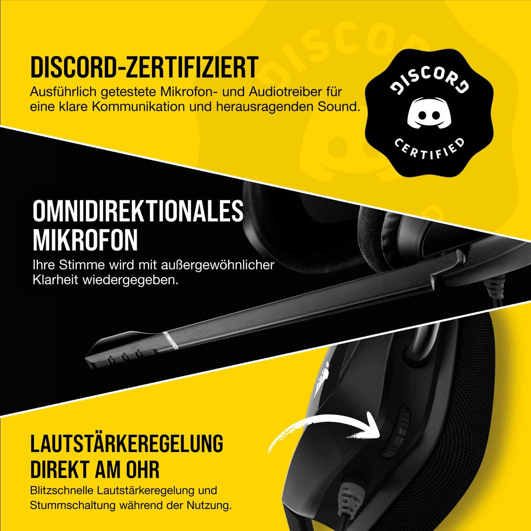 Corsair Void Elite RGB USB Gaming Headset (7.1 Surround Sound, iCUE RGB-Beleuchtung, Mikrofaser und