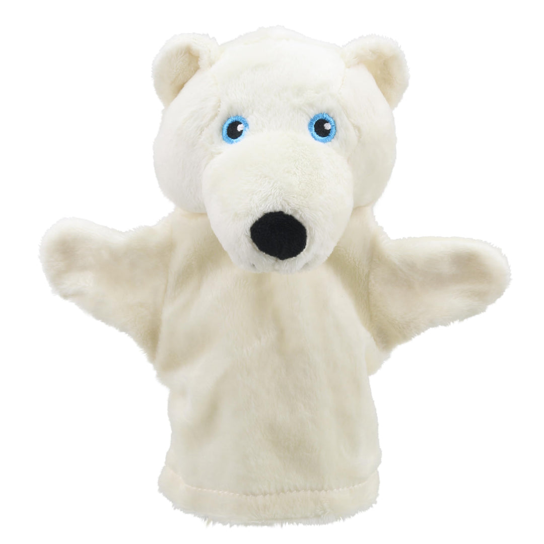 The Puppet Company - Meine erste Weihnachtspuppe - Eisbär-Handpuppe - Geeignet ab Geburt - PC003828,