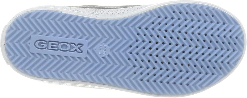 Geox Mädchen J Kalispera Girl D Sneakers 25 EU Silber, 25 EU Silber