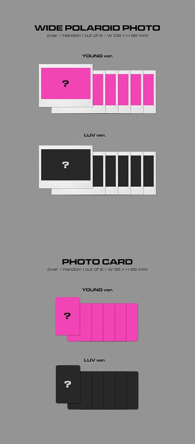 Genie Music STAYC - YOUNG-LUV.COM (2nd Mini Album) (LUV ver, + Folded Poster), L200002350 LUV ver +