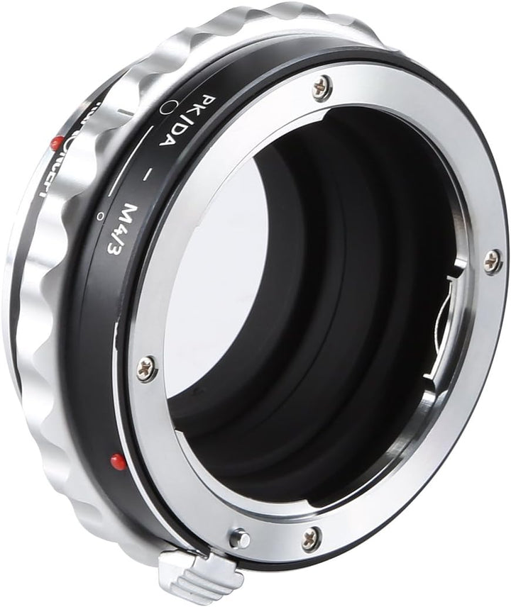 K&F Concept- Kompatibler Objektivadapter für Pentax PK/DA K PK AF DA Objektiv und Micro Four Thirds