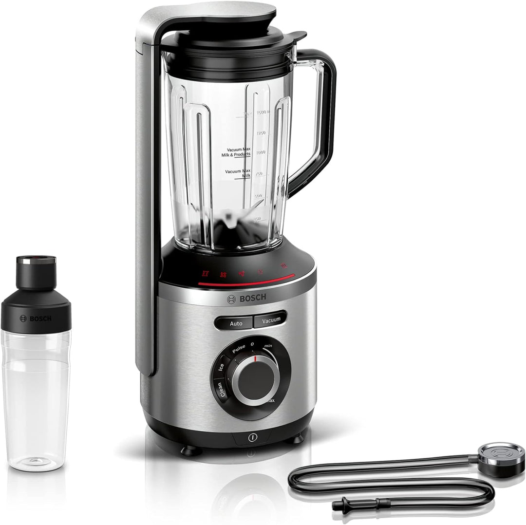 Bosch Vakuum-Standmixer VitaPower Serie 8 MMBV621M, starke Mixleistung, vitaminschonende Zubereitung