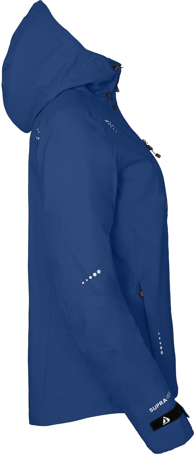 Bergson LEKNES Thermo | Damen Regenjacke, leicht wattiert, recycelt, 20000 mm Wassersäule - recycelt