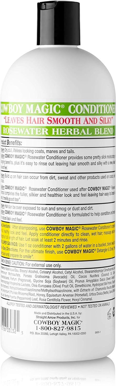 Cowboy Magic Cowboy Magie Kelterman Conditioner - 32 oz - Clear, Unisex, CBM0026