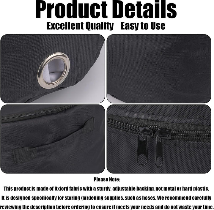 Gartenschlauchhalter Tasche, Wasserschlauchtasche für Draussen für Bis zu 45,72 m Rohrversteckhalter