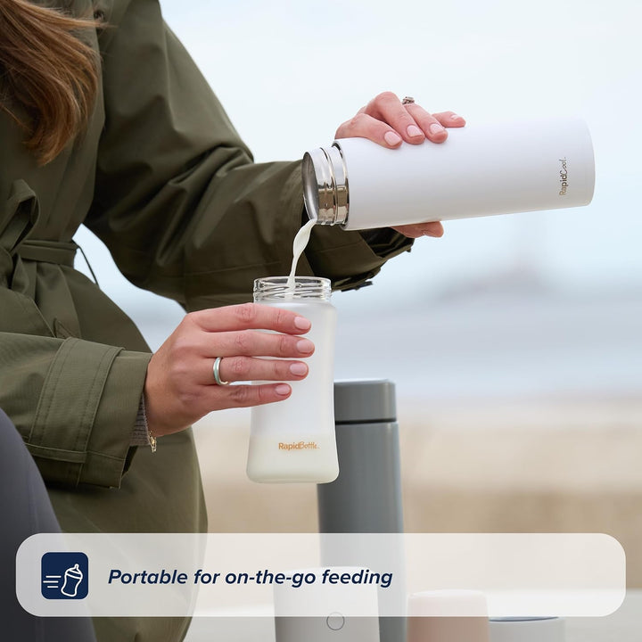 Nuby RapidCool™ – Bereitet die perfekte Babynahrung in nur 2 Minuten zu – Ideal für unterwegs – Enth