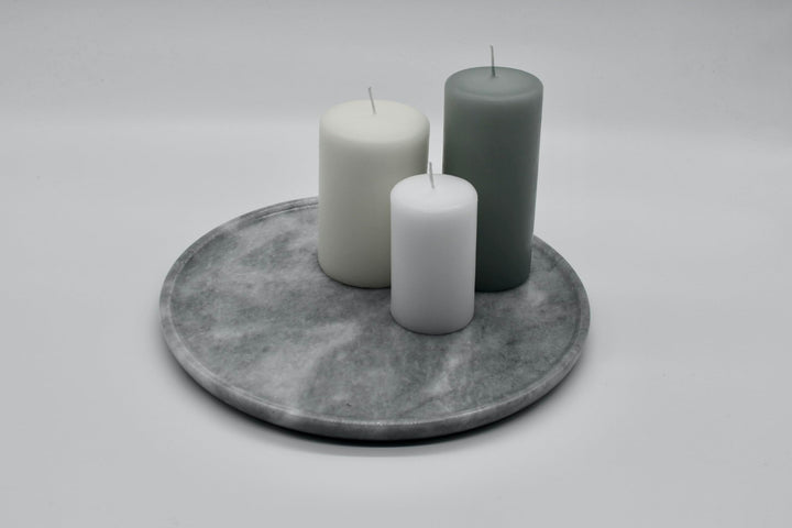 Marmor Tablett (grau), Grau