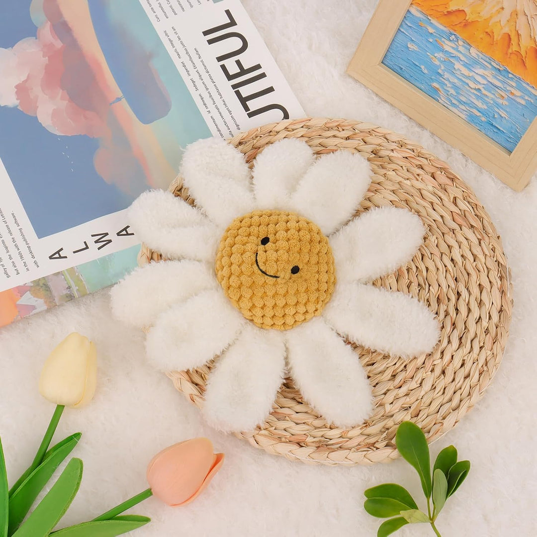Apricot Lamb Baby Rassel Gänseblümchen Plüsch Rassel Spielzeug Daisy 20cm