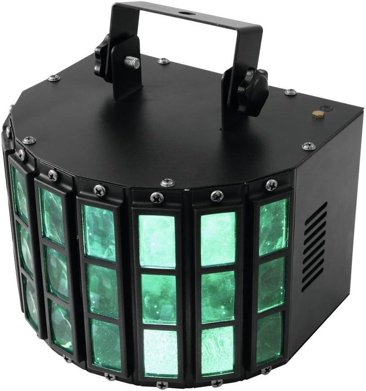 Eurolite LED Mini D-5 Strahleneffekt | Mini-Strahleneffekt mit LEDs in RGBAW | Musikgetaktet über ei