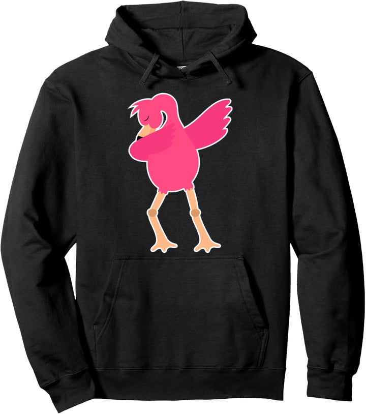 Dabbing Flamingo Rosa Vogel Tierliebe Hoodie Pullover Hoodie