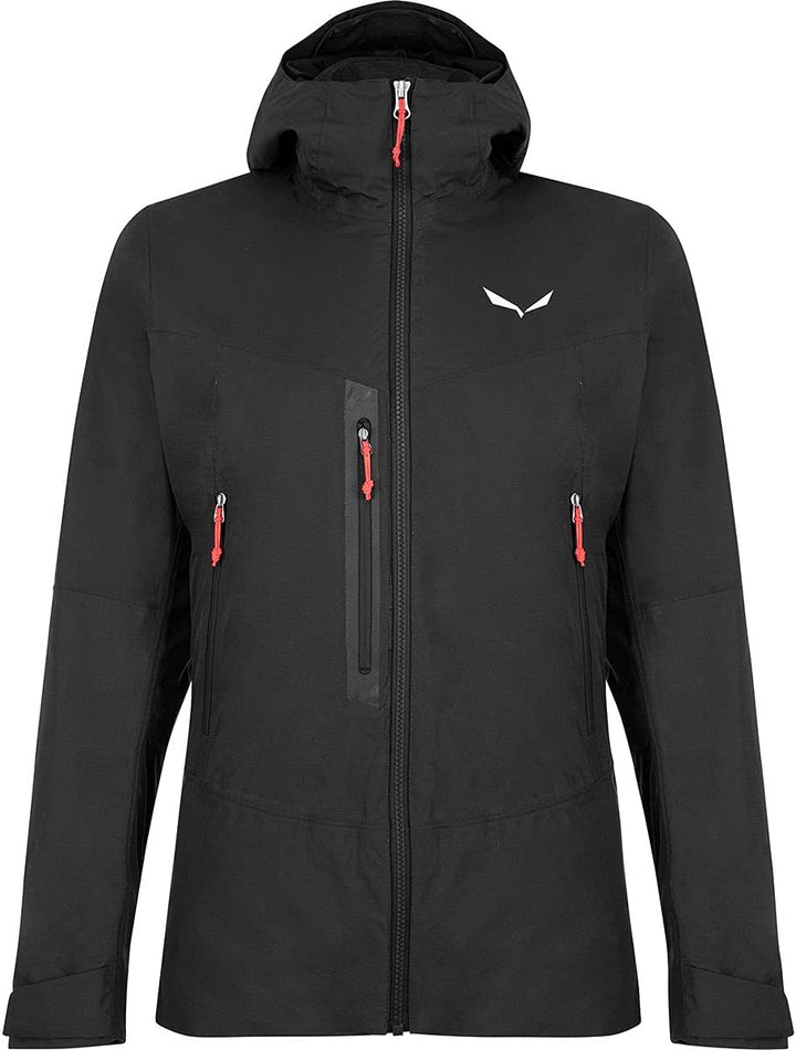 Salewa Damen Pelmo Ptx 2l W Convertible Jkt Powertex Hardshell 2 in 1 Doppeljacke M Black Out Int.09