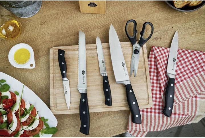 ZWILLING Twin Chef Gemüsemesser, Klingenlänge: 8 cm, Kleines Klingenblatt, Rostfreier Spezialstahl/K