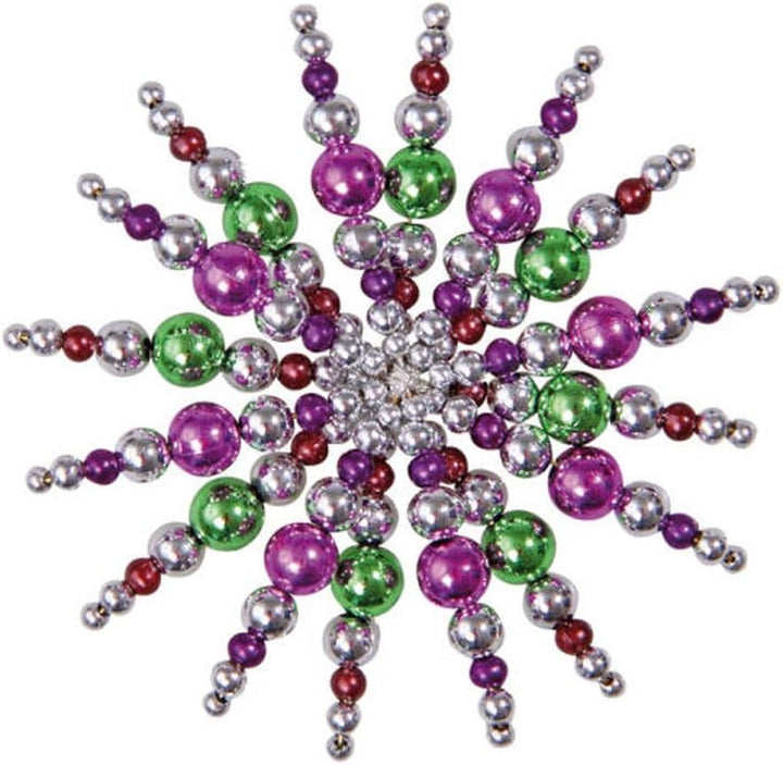 Betzold Drahtsterne-Komplett-Set | Bastelset, Weihnachtsdeko, Baumschmuck, für Kita und Schule lila/