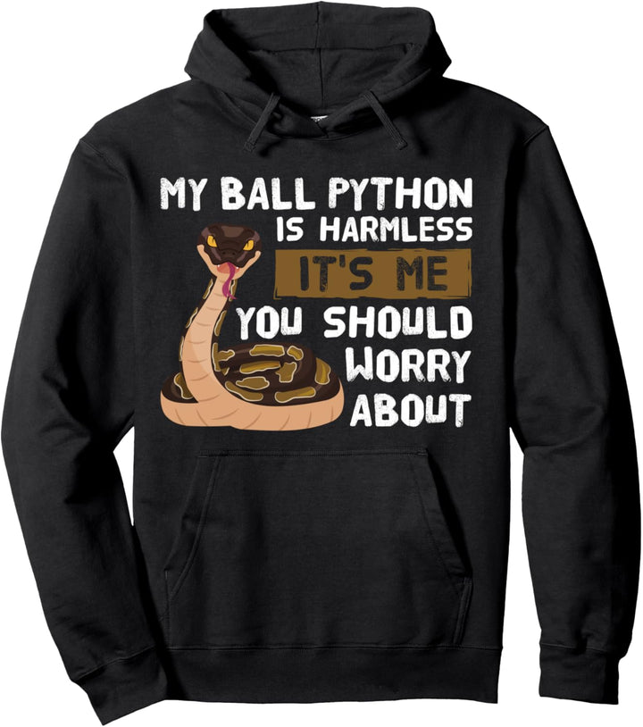 Königspython Schlange Lustiges Schlangenbesitzer Pullover Hoodie
