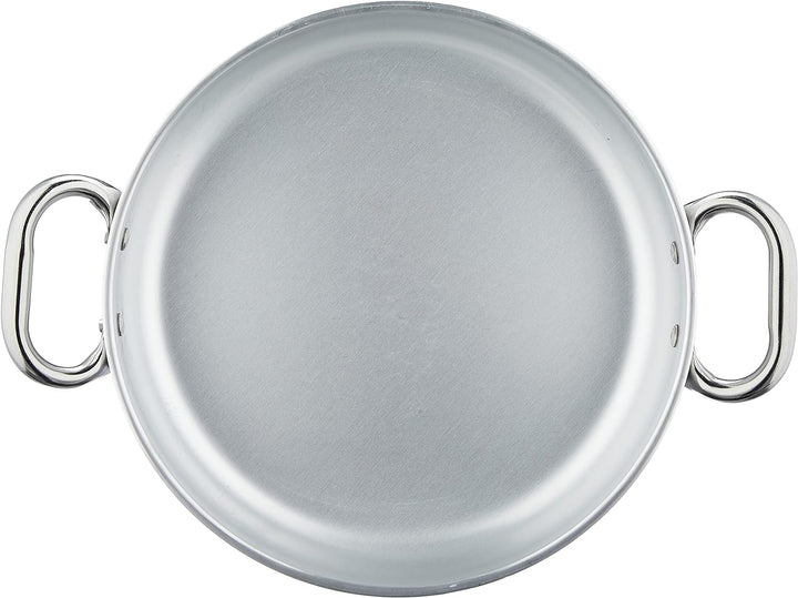Pentole Agnelli ALMR111028 Strahlungspfanne, professionelles Aluminium 5 mm, 28 cm, 28 cm