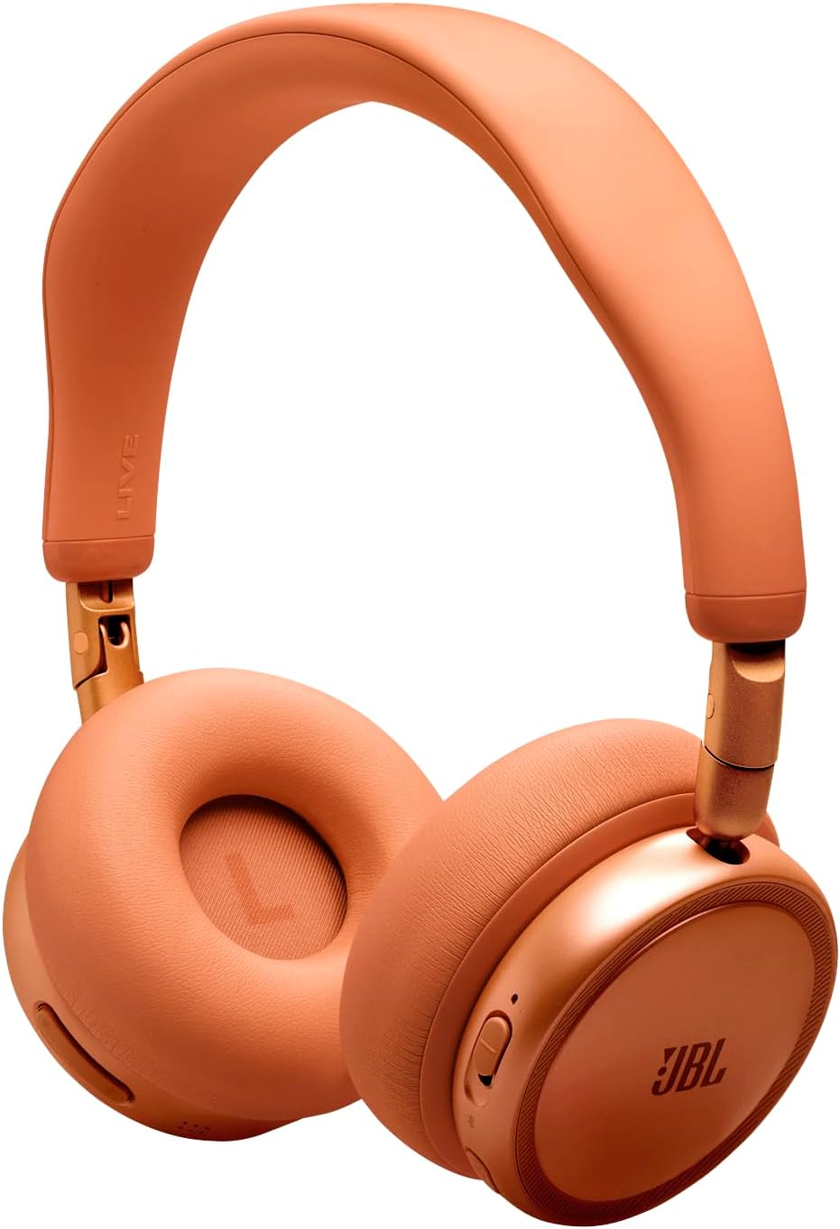 JBL Live 680NC Kabellose On‑Ear‑Kopfhörer mit Noise Cancelling, Orange | Bluetooth 6.0, Personalisie