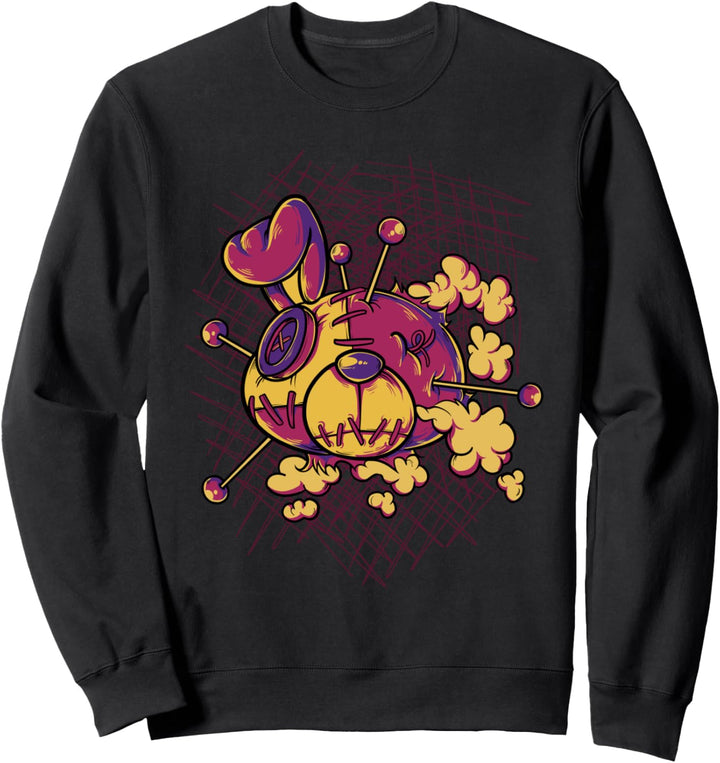 Voodoo Doll Pastel Goth Bunny Gift Sweatshirt