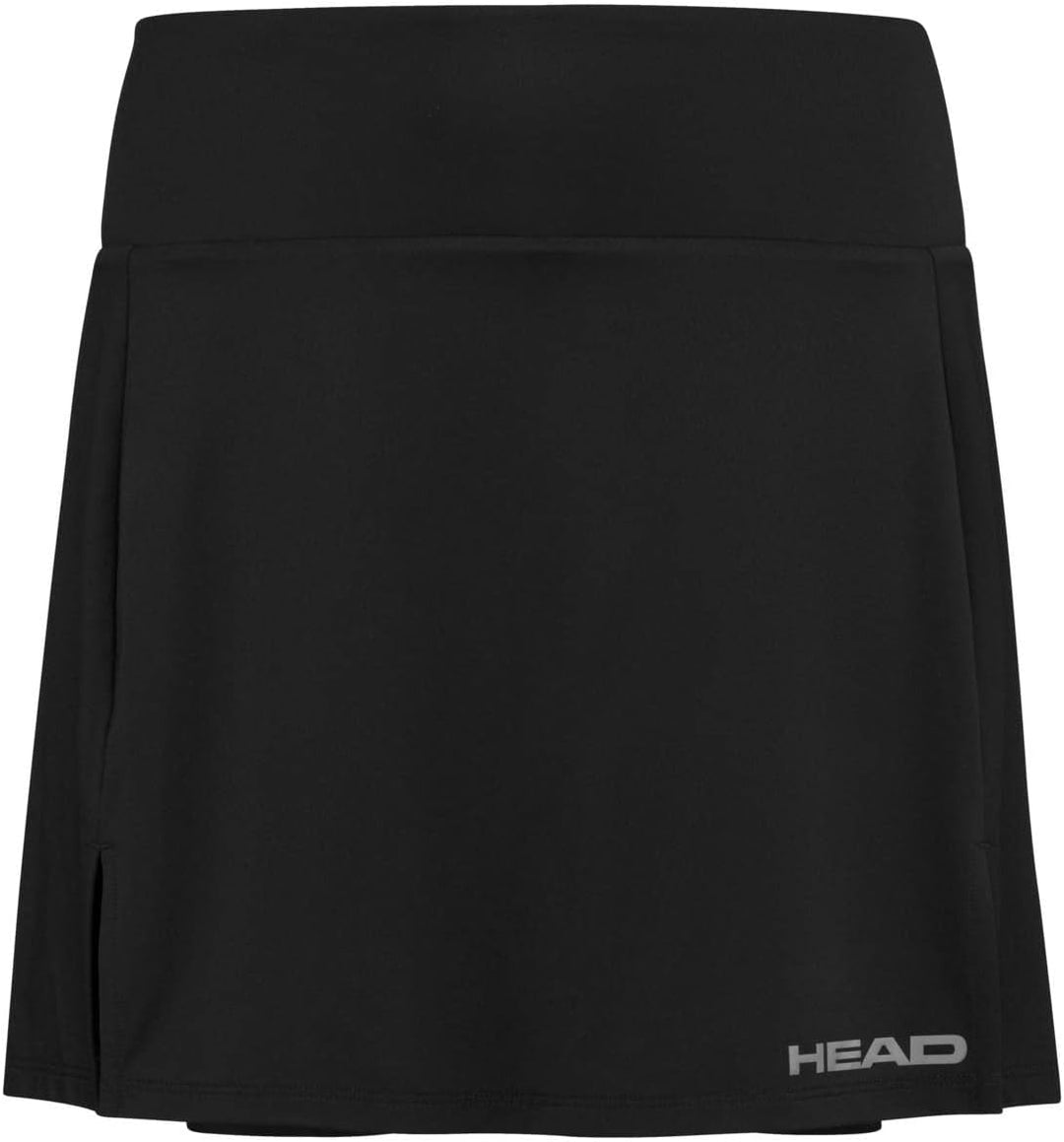 HEAD Damen Club Basic Skirt Long W Skirts (1er Pack) XS Schwarz, XS Schwarz