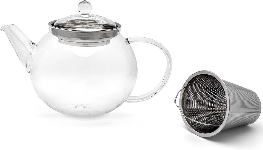 Bredemeijer Ravello Teekanne, Borosilikat Glas, Transparent, 1200ml