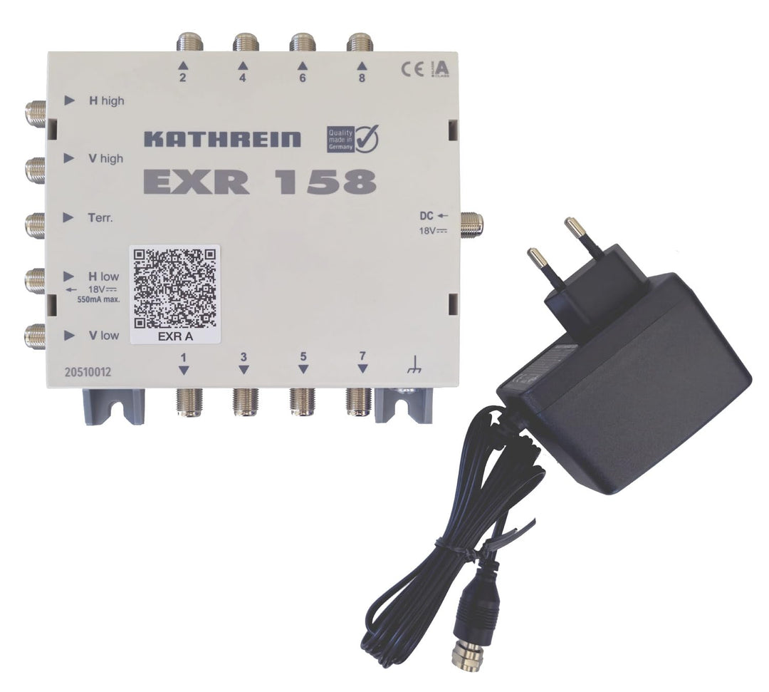 Kathrein EXR 158 Satelliten-ZF-Verteilsystem Multischalter (1 Satellit, 8 Teilnehmeranschlüsse, Klas