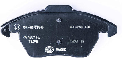 HELLA PAGID 8DB 355 011-811 Bremsbelagsatz - T1495 - Dicke/Stärke: 19mm - Bremssystem: Teves - nicht