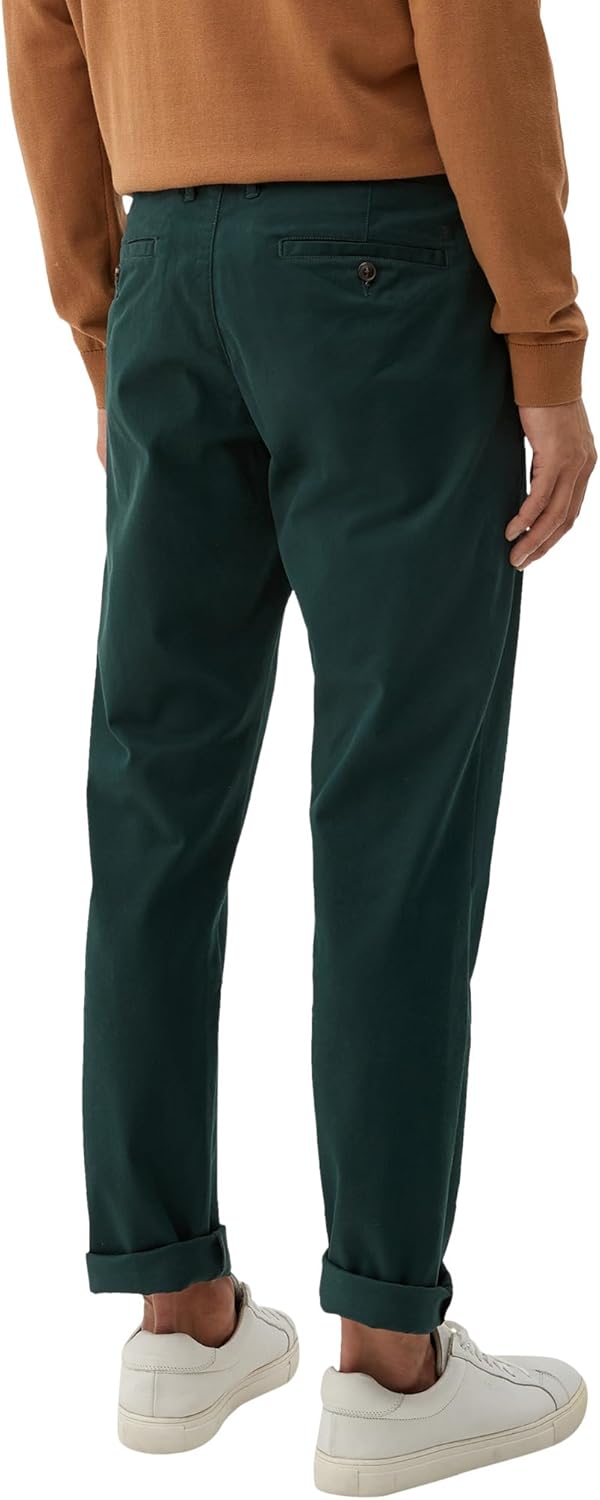 s.Oliver Regular: Chino mit Struktur 33W / 34L Grün, 33W / 34L Grün
