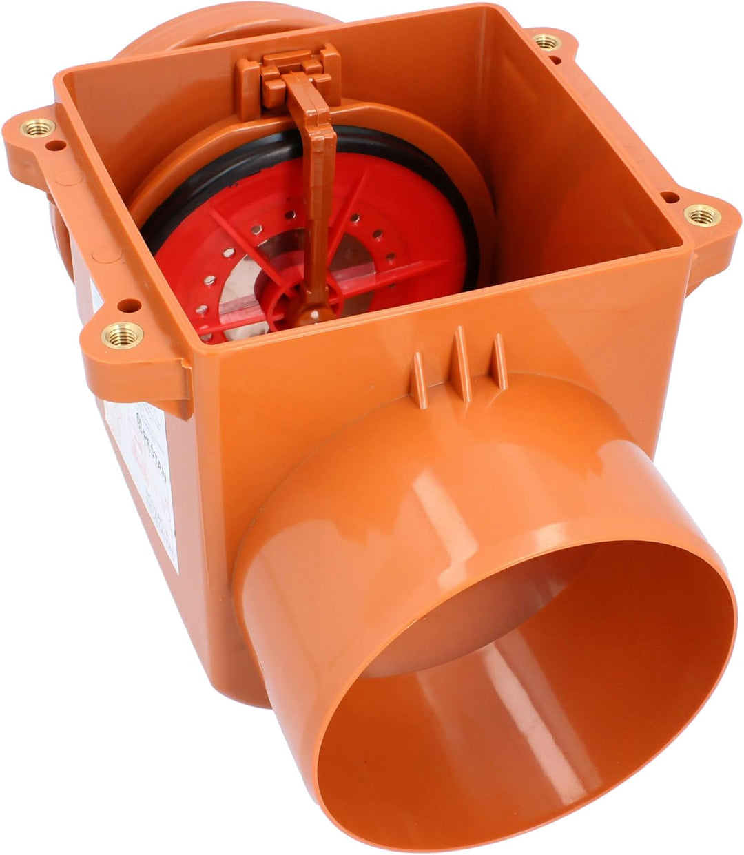 PEŠTAN Rückstauverschluss Ø DN 200 Orange | Rückschlagklappe Rückstauventil Rückstauklappe Rückstauv