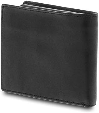 Giudi Herrenbrieftasche, Kartenhalter, Rindsleder, echtes Leder, Made in Italy Schwarz, Schwarz