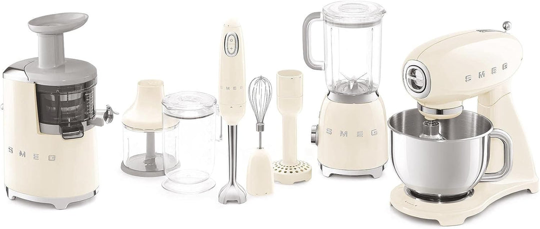 SMEG, SMF03CREU Küchenmaschine, 10 Geschwindigkeitsstufen, Planetenrührwerk, Sicherheitsabschaltung,