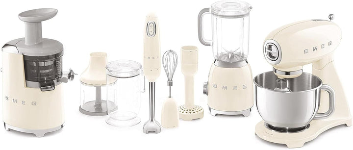SMEG, SMF03CREU Küchenmaschine, 10 Geschwindigkeitsstufen, Planetenrührwerk, Sicherheitsabschaltung,