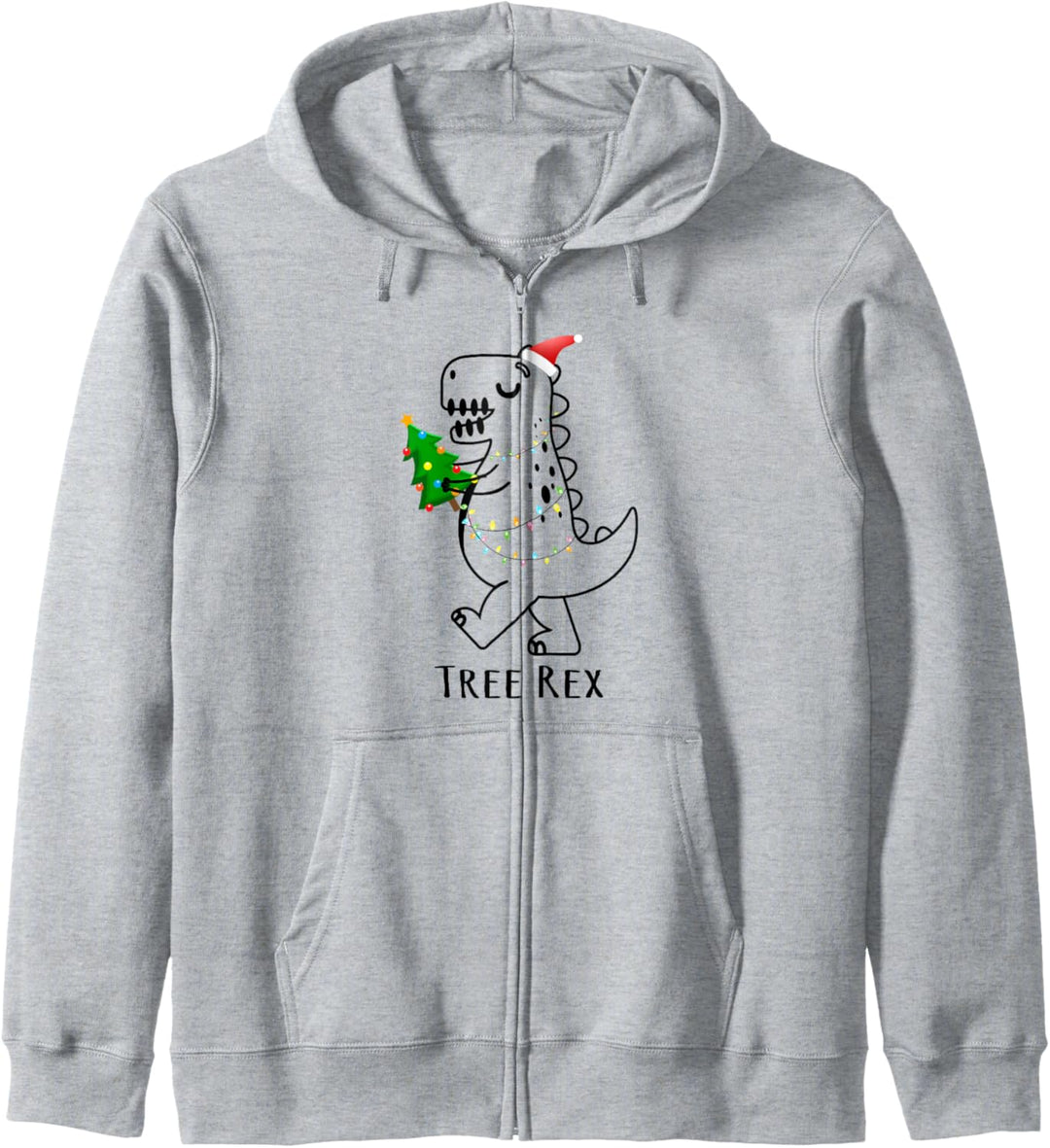 Tree Rex Funny Xmas Christmas Trex Kapuzenjacke