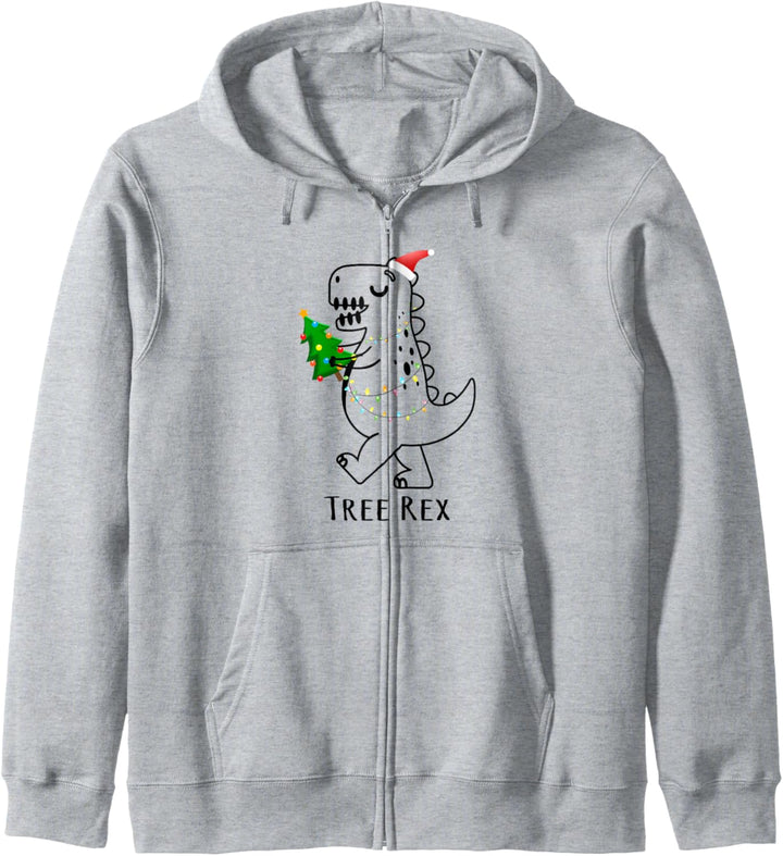Tree Rex Funny Xmas Christmas Trex Kapuzenjacke
