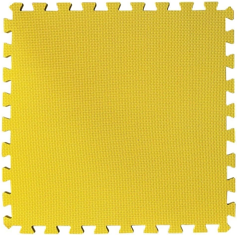 JARDIN202 Puzzlematte für Fitness- und Fitnessböden, Gummischutz, 60 x 60 cm, rutschfeste Matte bunt