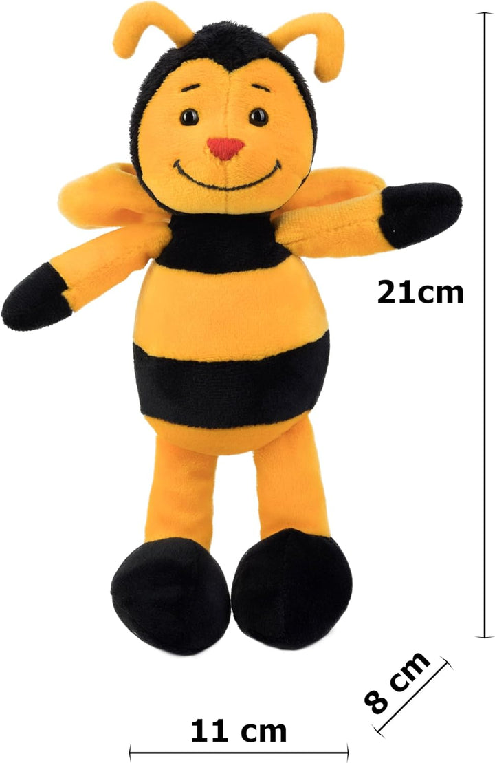 Schaffer 4352 Kuscheltier Biene Bine S, 21 cm, gelb-schwarz Grösse (S) 21 cm, Größe (S) 21