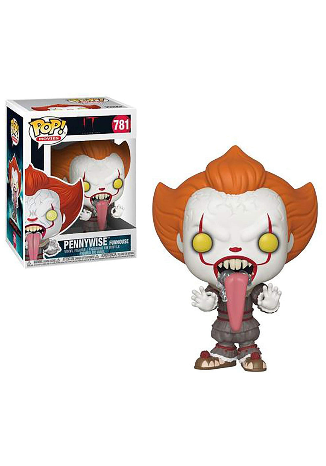 Funko Pop! Vinyl: Movies: IT: Chapter 2-Pennywise mit Dog Tongue - IT Chapter Two - Vinyl-Sammelfigu