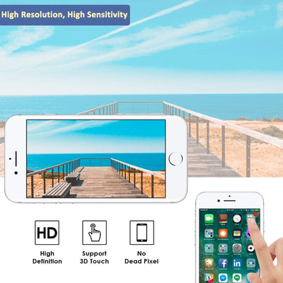 Yodoit Komplett Display für iPhone 7 LCD Bildschirm vormontiert weiss, Digitizer Montage Glas Touchs