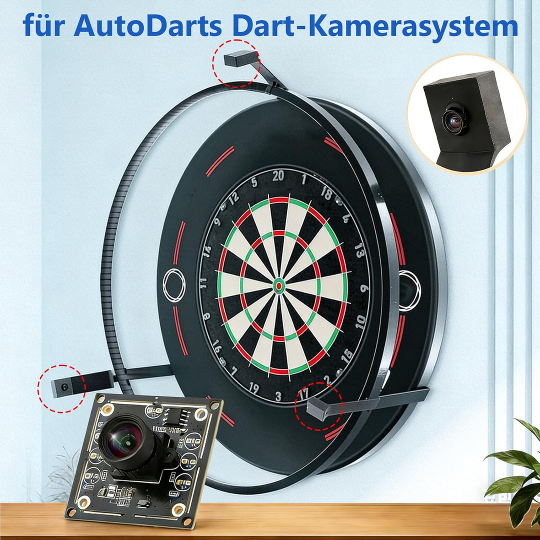 OV9732 Kameramodul 100°3er-Set mit USB 1-zu-3 Splitter,3m Kabel,1280x720 HD,30fps,Weitwinkel hohe Bi