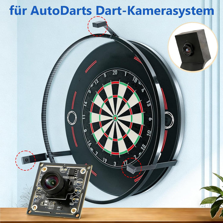 OV9732 Kameramodul 100°3er-Set mit USB 1-zu-3 Splitter,3m Kabel,1280x720 HD,30fps,Weitwinkel hohe Bi