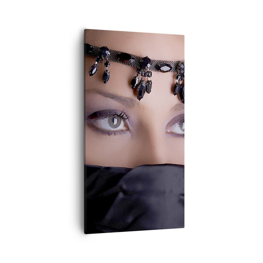 Bilder auf Leinwand 55x100cm Leinwandbild mit Rahmen Orient weiblich modell dekoration Gross Wanddek