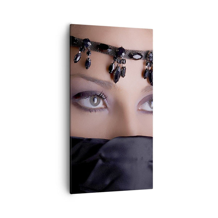 Bilder auf Leinwand 55x100cm Leinwandbild mit Rahmen Orient weiblich modell dekoration Gross Wanddek