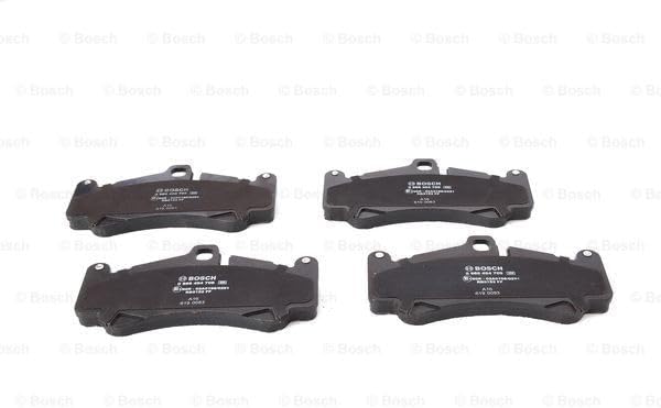 Bosch BP1704 Bremsbeläge - Vorderachse - ECE-R90 Zertifizierung - vier Bremsbeläge pro Set