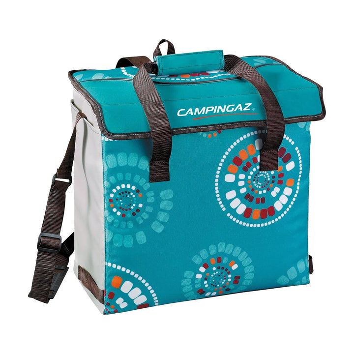 Campingaz Kühltasche Ethnic MiniMaxi 29 l, Blau/Türkis-Grau