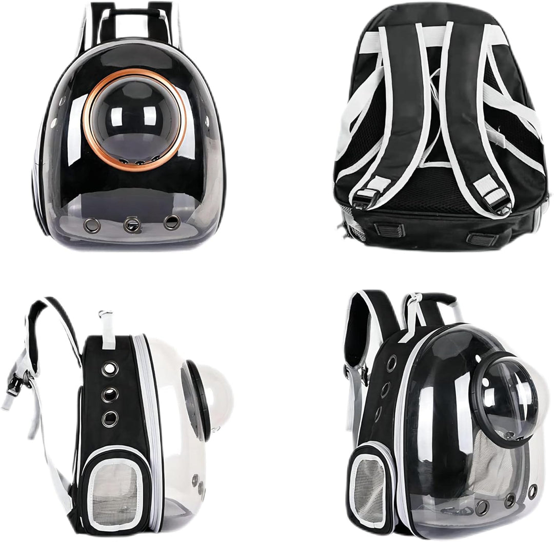 Sipobuy Pet Raum Kapsel Rucksack, Kleine Medium Katze Welpen Hund Träger, Transparent Atmungsaktive