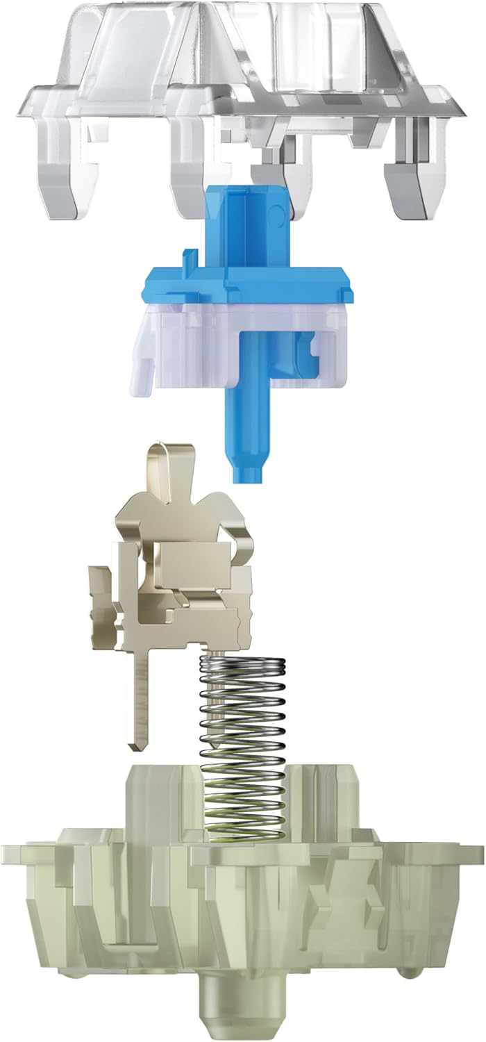CHERRY MX RGB Blue Switch Kit, 23 Mechanische Tastatur-Schalter, für DIY, Hot Swap oder Gaming-Keybo
