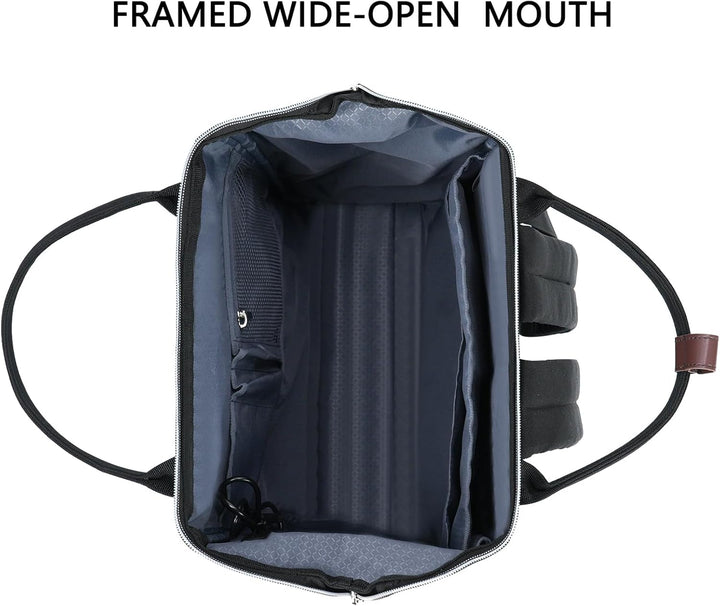 KROSER Rucksack Damen für Schule Laptop Rucksack 15,6 Zoll Schulrucksack Daypack wasserdichte für Un