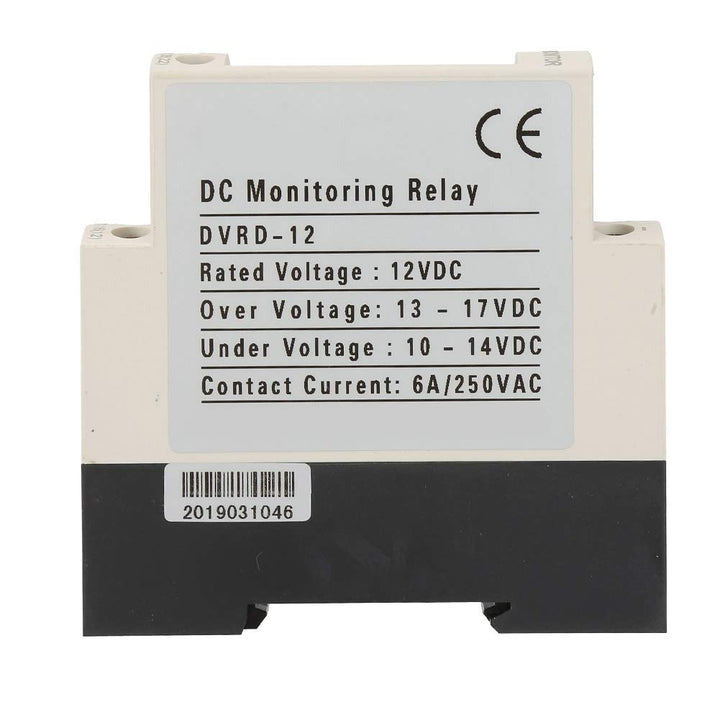 Spannungsüberwachungsrelais DC 12V/24V/36V/48V Überspannungs- und Unterspannungsschutzrelais 35MM Fü