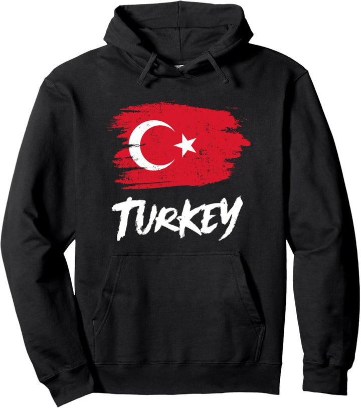 Türkei Flagge Turkey Türkische Fahne Urlauber Geschenk Pullover Hoodie
