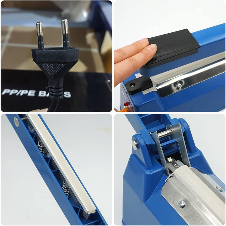 MOGOULUA 300 mm Heisssiegelgerät Folienschweissgerät 3mm Dichtungsbreite Balkenschweissgerät Versieg