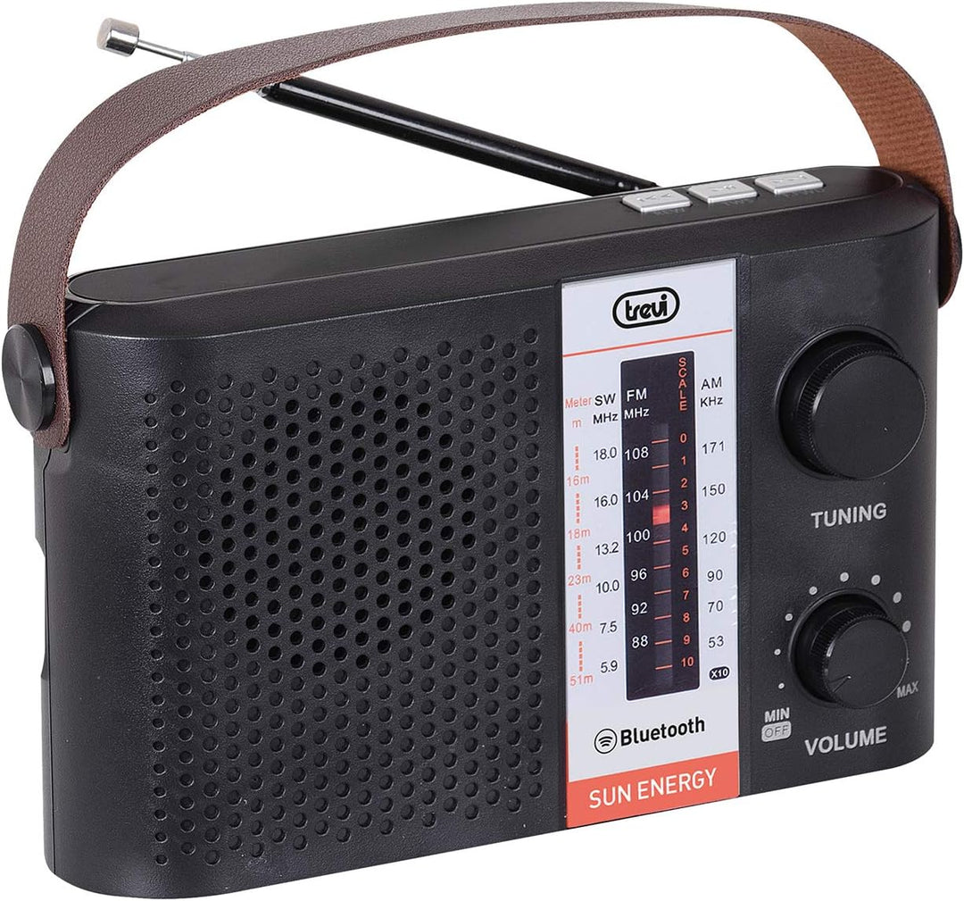 Trevi RA 7F25 BT-Radio, tragbar, Bluetooth, Schwarz
